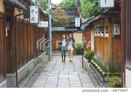A young woman sightseeing in Kyoto 4975947