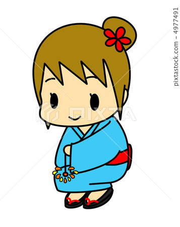 在浴衣的火花日誌火 4977491