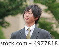 Male high school student in uniform 4977818