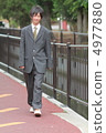 Male high school student in uniform 4977880