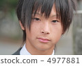 Male high school student in uniform 4977881