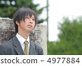 Male high school student in uniform 4977884