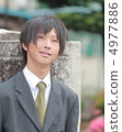 Male high school student in uniform 4977886