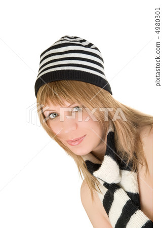 striped girl striped girl 4980301