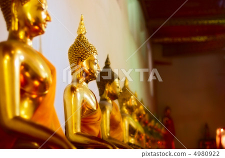 Buddhas in Wat Po 4980922