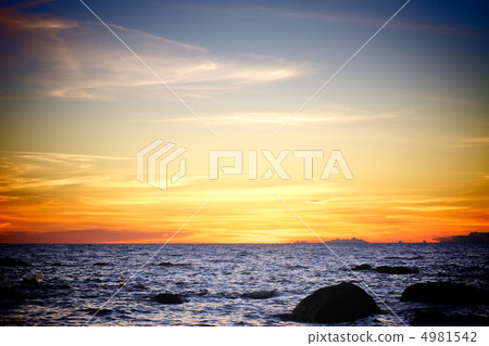 Sunset over Andaman Sea Sunset over Andaman Sea 4981542
