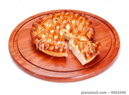 Pie With Curds Filling 4983890