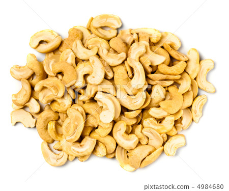 handful of cashew nuts handful of cashew nuts 4984680