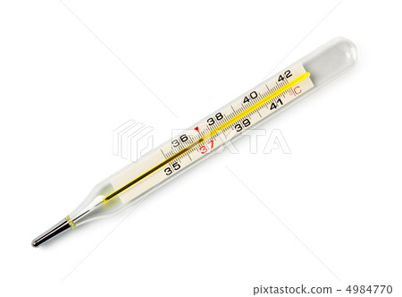 thermometer shows danger temperature 4984770