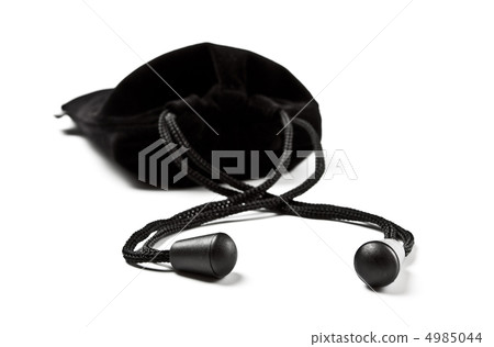 black suede pouch 4985044