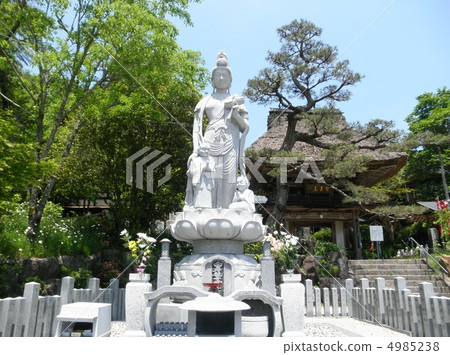 岐阜縣Hayashijiji（Rinshouji）Shiraishi Kannon雕像 4985238