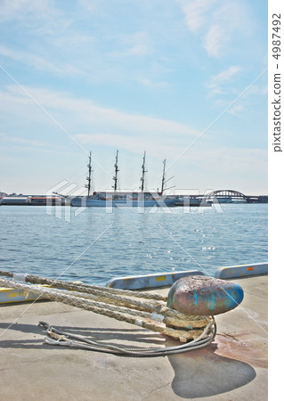 繫船柱 4987492