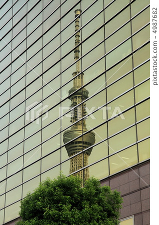 東京天空樹反射 東京天空樹反射 4987682