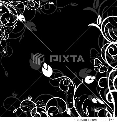 Floral greeting card. Vector 4992167