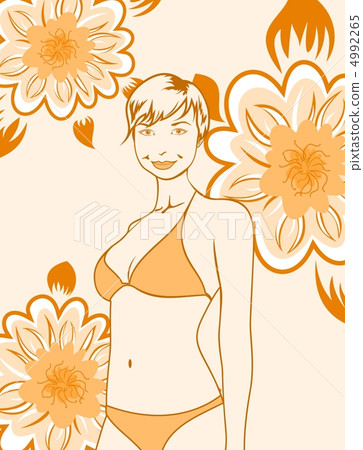 abstract autumn girl portrait abstract autumn girl portrait 4992265