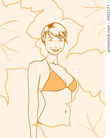 abstract autumn girl portrait abstract autumn girl portrait 4992271