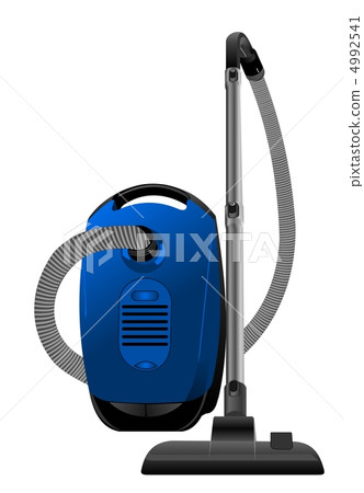 vacuum cleaner, illustration, blue 4992541