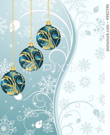 Christmas background with set balls Christmas background with set balls 4992590