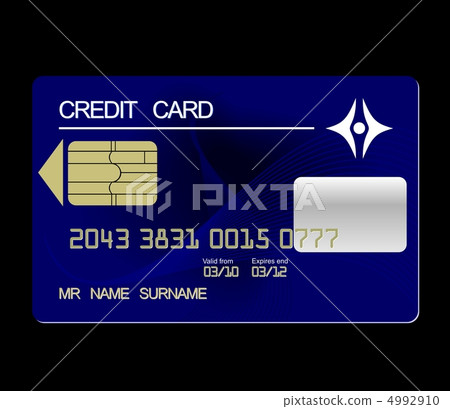 Realistic illustration credit card 4992910