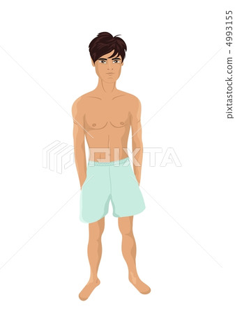 sexy guy isolated 4993155