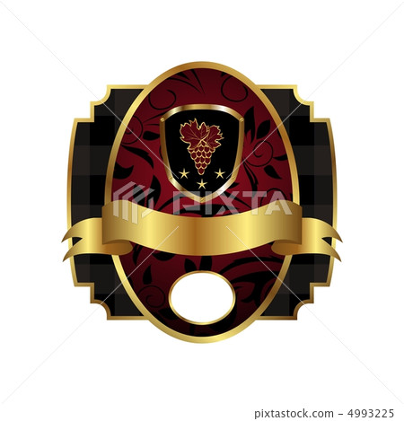 royal label with golden frame, shield, crown royal label with golden frame, shield, crown 4993225