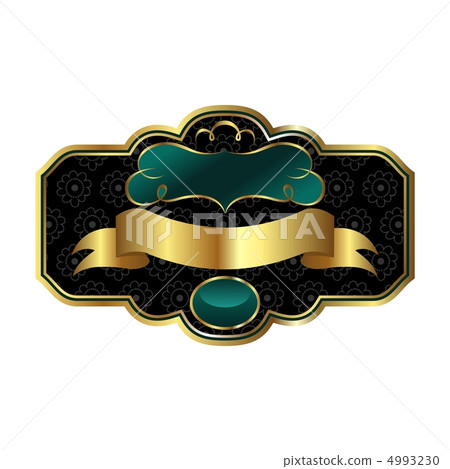 ornate decorative golden frame 4993230