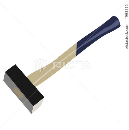 Realistic illustration of big hammer 4993313