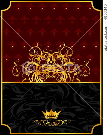 vintage background with crown 4993340