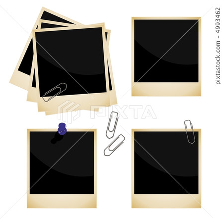 Realistic illustration of set a photo frame - vector Realistic illustration of set a photo frame - vector 4993462