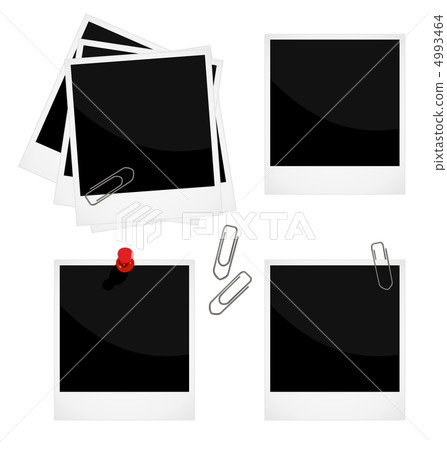 Realistic illustration of set a photo frame Realistic illustration of set a photo frame 4993464