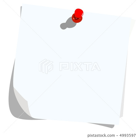 Realistic illustration note pad 4993597