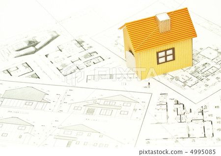 Stock Photo: house plans, plan, room layouts