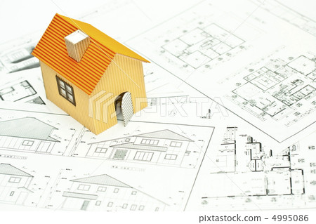 Stock Photo: house plans, plan, room layouts