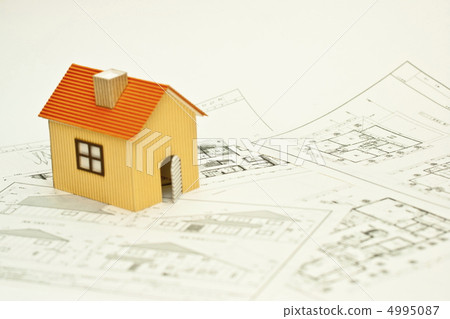 Stock Photo: house plans, plan, room layouts