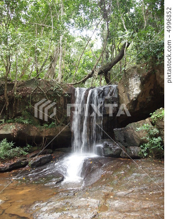 World Heritage Site Angkor Ruins - Kubar Spean Waterfall 4996852