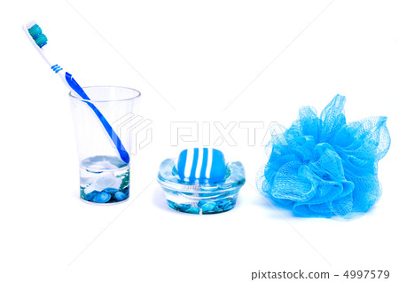 Blue things for bathroom 4997579