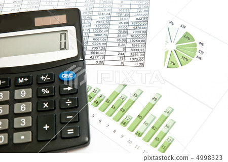 Calculator and chart 4998323