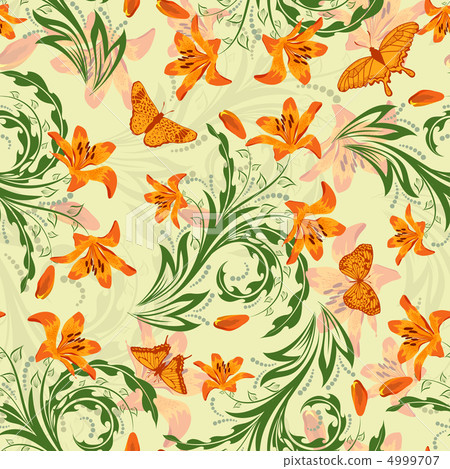 seamless floral pattern 4999707
