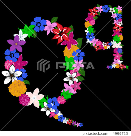 floral letter 4999713