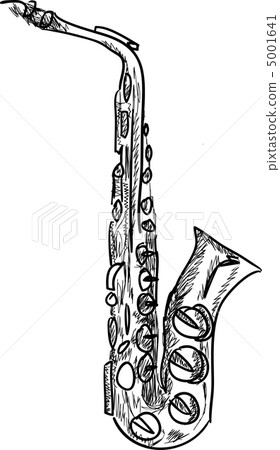 saxophone in black 5001641
