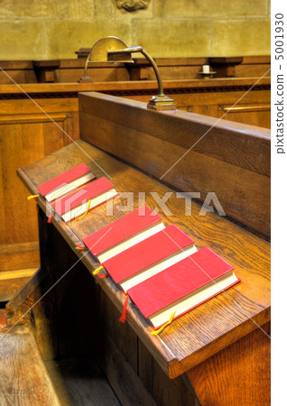 Hymnal books in choir chapel. 5001930