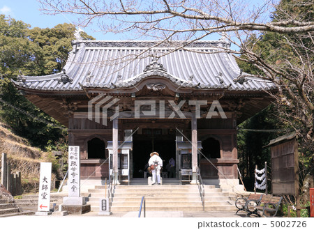 四國神社工廠8號佛教寺院“熊谷寺”大廳和朝聖 5002726