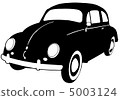 大眾汽車 甲殼蟲 老式汽車 5003124