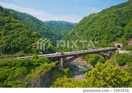 221 series train stopped at Hozukyo Station on the Sanin Line 5003836