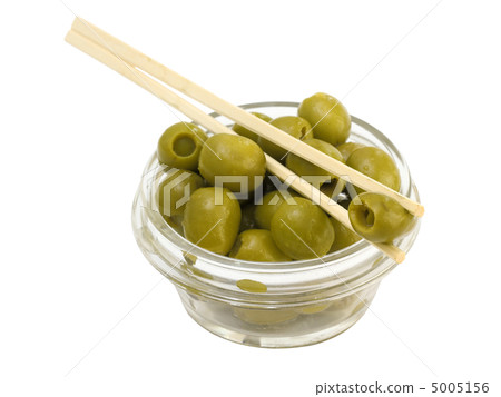 Green olives in a bowl Green olives in a bowl 5005156