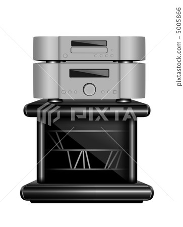 Hi-Fi CD player and music compact disc rack. Realistic eps10 vec Hi-Fi CD player and music compact disc rack. Realistic eps10 vec 5005866