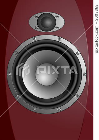 Acoustic sound systems. Realistic eps10 vector illuctration of h Acoustic sound systems. Realistic eps10 vector illuctration of h 5005869