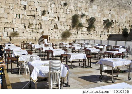 Prayer of Jews at Western Wall. Jerusalem Israel 5010256