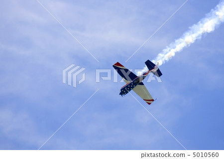 A plane performing in an air show at Jones Beach A plane performing in an air show at Jones Beach 5010560
