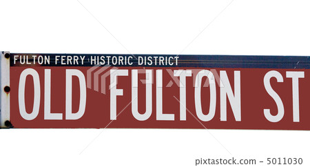 Street sigh Old Fulton St at Brooklyn NY Street sigh Old Fulton St at Brooklyn NY 5011030